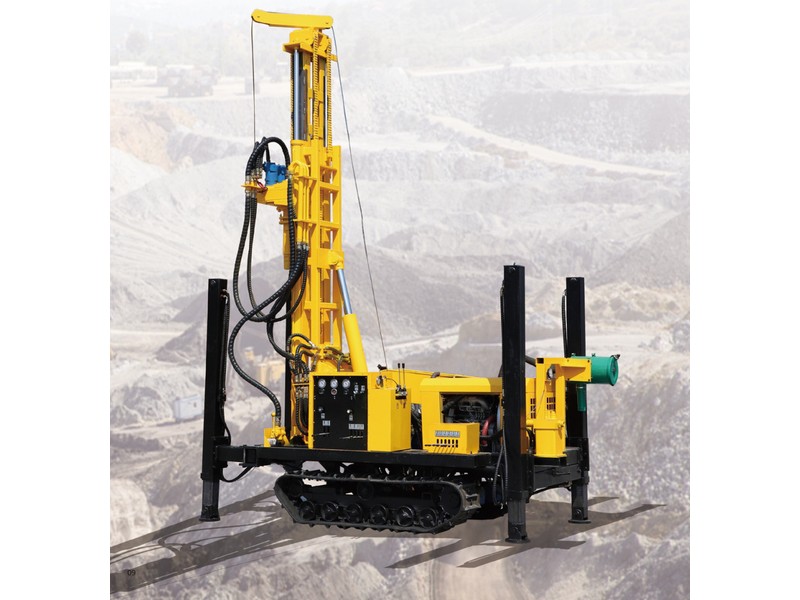 HQZ-260L Rubber-Track Pneumatic Drill Rig