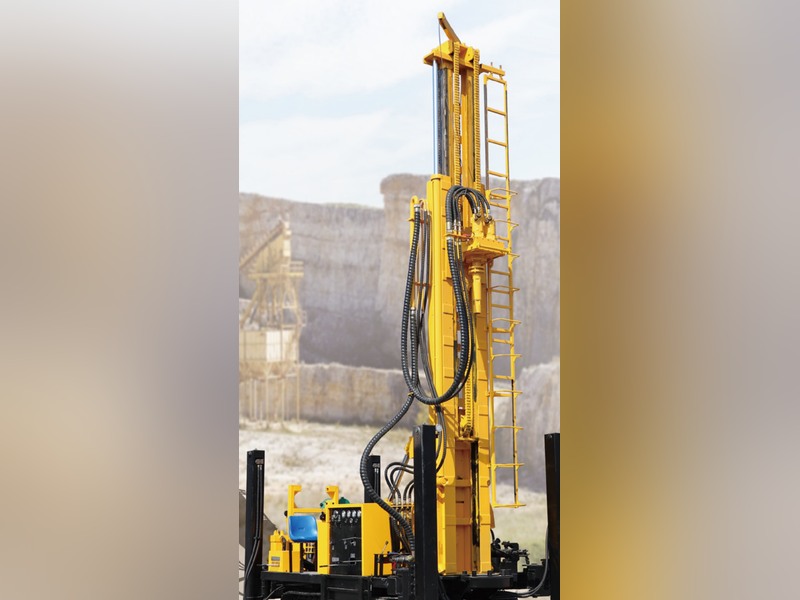 HQZ-320L Steel-Track Pneumatic Drill Rig