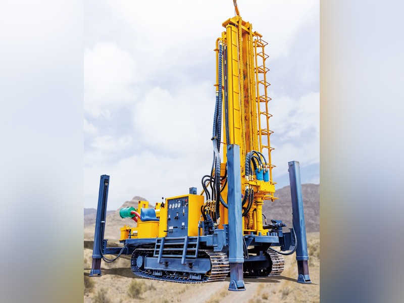 HQZ-400L Steel-Track Pneumatic Drill Rig