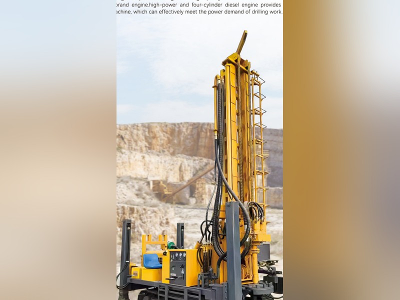 HQZ-500L Steel-Track Pneumatic Drill Rig