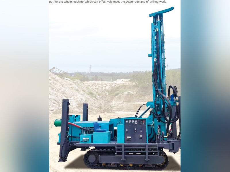 HQZ-600L Steel-Track Pneumatic Drill Rig