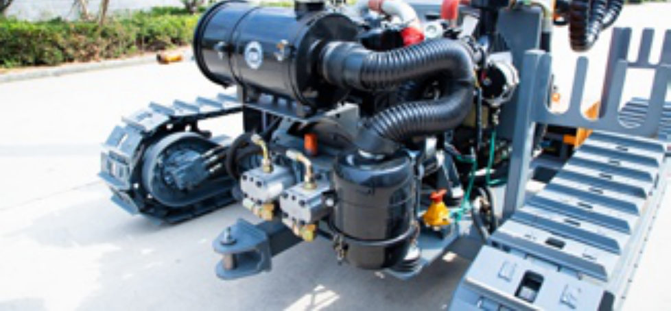 HQZ-750S Foreuse pneumatique à chenilles acier