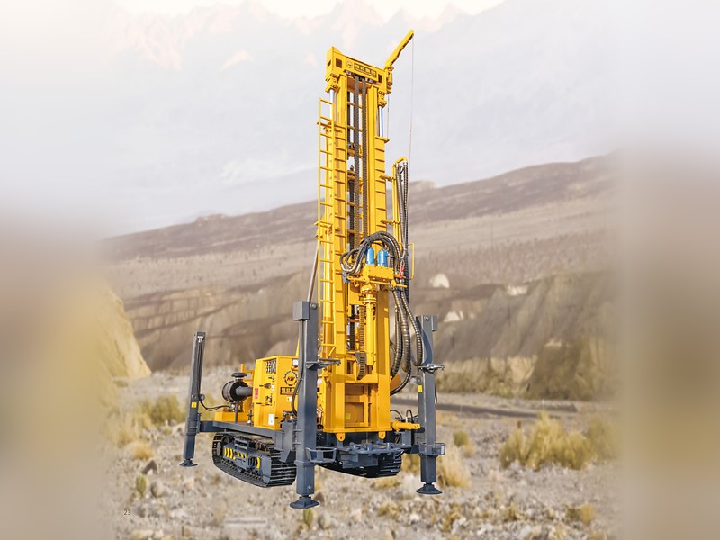 HQZ-750S Steel-Track Pneumatic Drill Rig