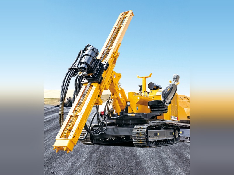 HWL300R ماكينة خوازيق شمسية